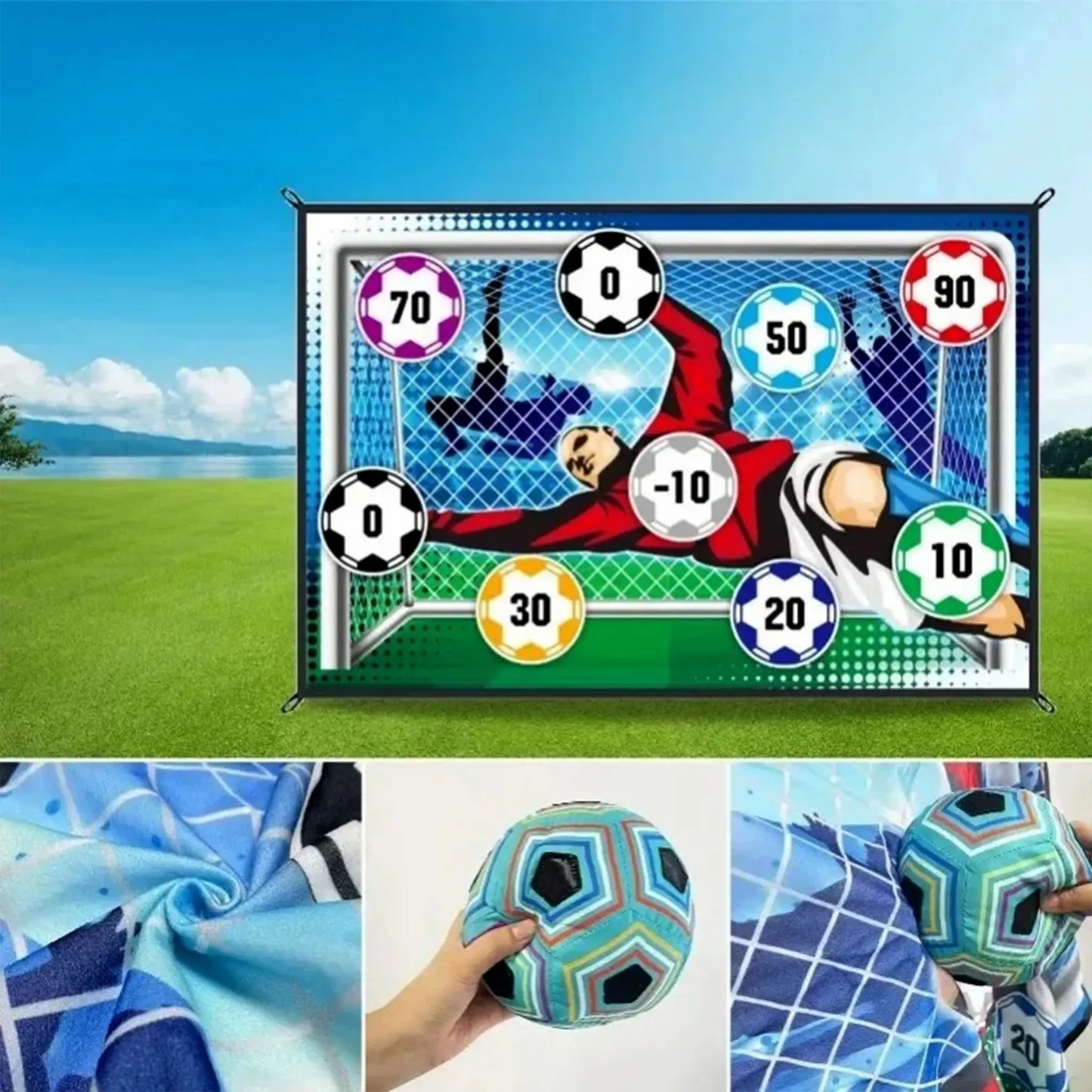 Sticky Football Goal Game Toy Set for Kids